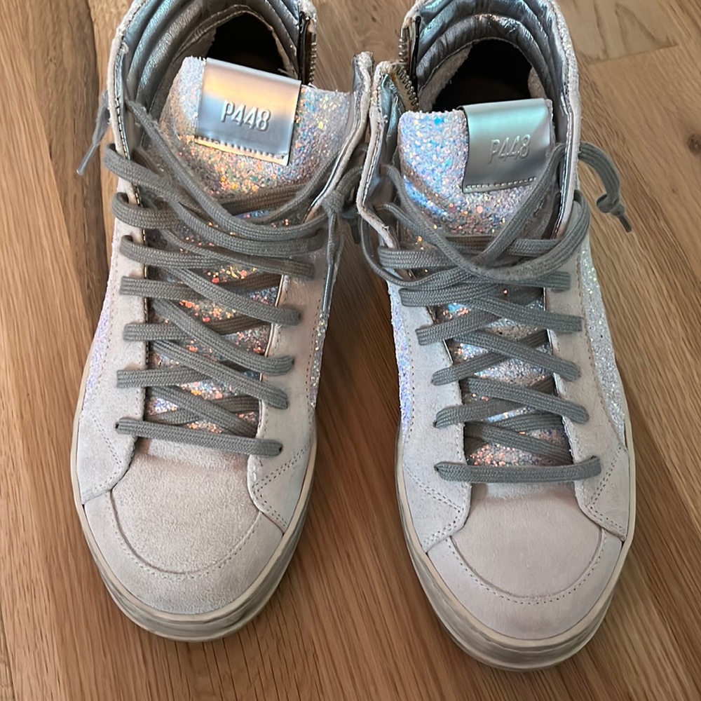 P448 sparkle high tops never worn
